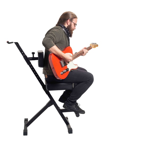 Gator Frameworks GFW-GTR-SEATDLX Sgabello Deluxe per chitarra<br>