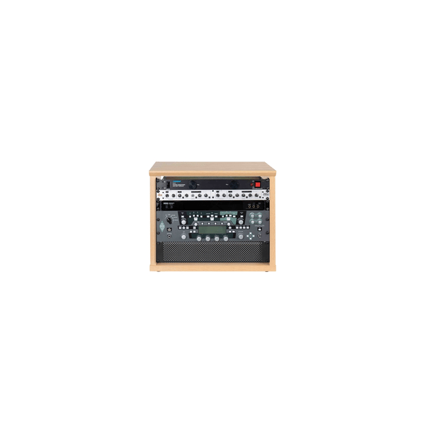 Gator Frameworks GFW-ELITERK-8U-MPL Rack 8U in legno naturale finitura opaca<br>