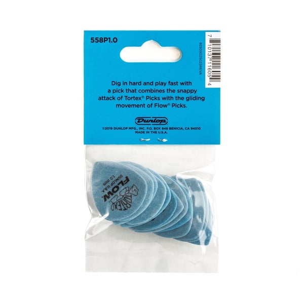 Dunlop 558P100 Tortex Flow Standard 1.0 mm Player's Pack/12
