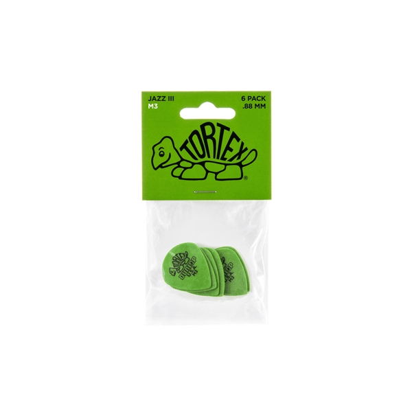 Dunlop 472PM3 Tortex Jazz III M3 Medium Player's Pack