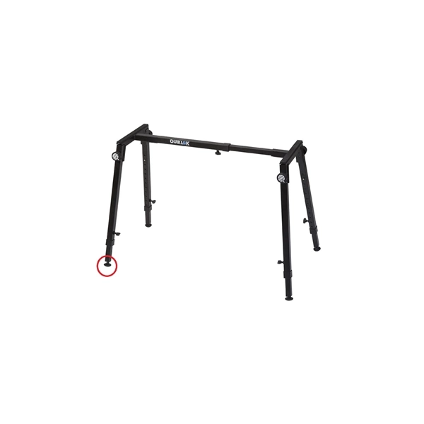 Quik Lok Piedino Regolabile D37 mm con Vite M8x13 mm
