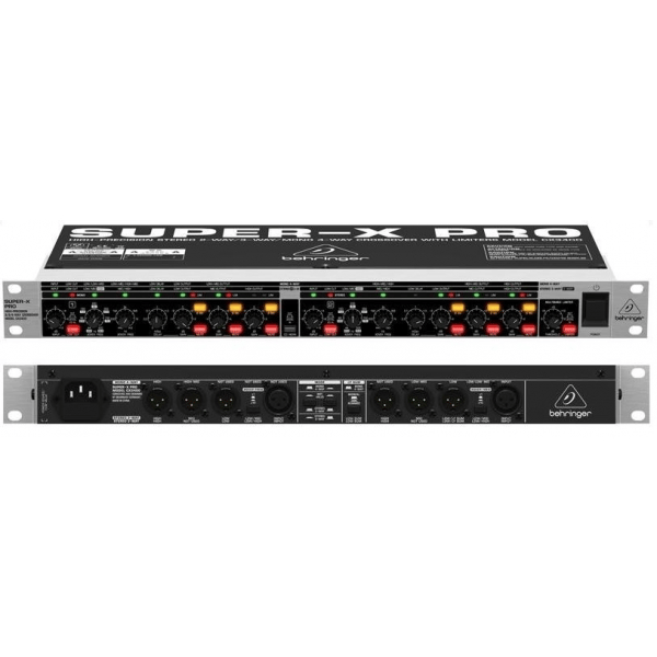 BEHRINGER CX3400-V2 SUPER-X PRO CROSSOVER 3 VIE STEREO 4 MONO USCITA SUBWOOFER