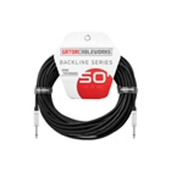 Gator Cableworks GCWB-SPK-50 Cavo speaker jack TS dritto/dritto 15 m Serie Backline