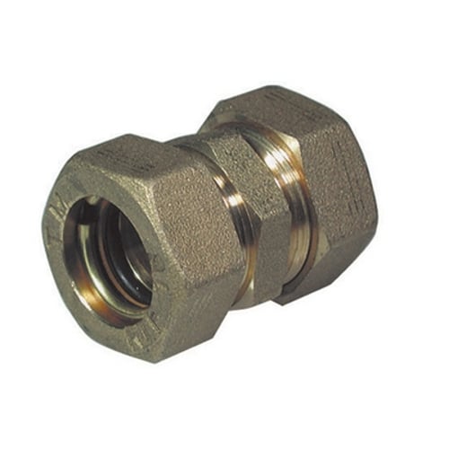 Raccordo diritto intermedio doppio o-ring tiemme