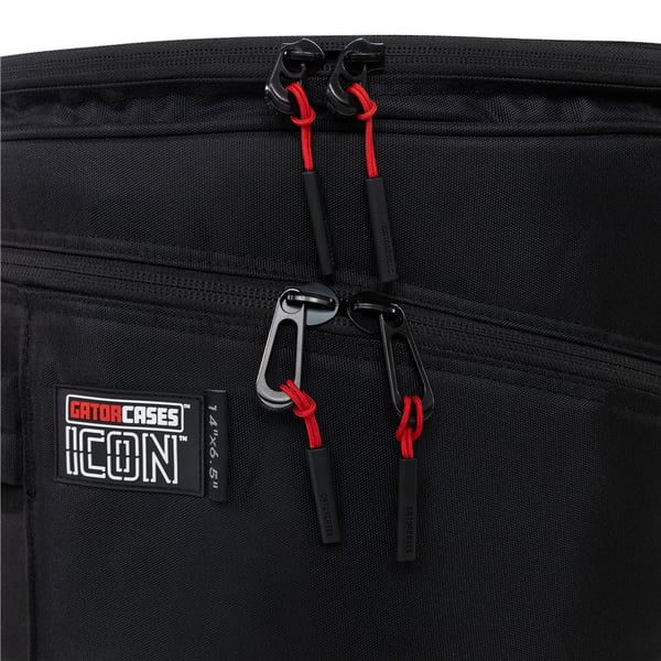 Gator Cases GP-ICON-1465SD Borsa Icon rullante 14" x 6.5"