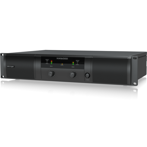 BEHRINGER NX6000 FINALE DI POTENZA 6000 WATT 2 CANALI CON COMPENSAZIONE AUTOMATICA DELL' IMPEDENZA