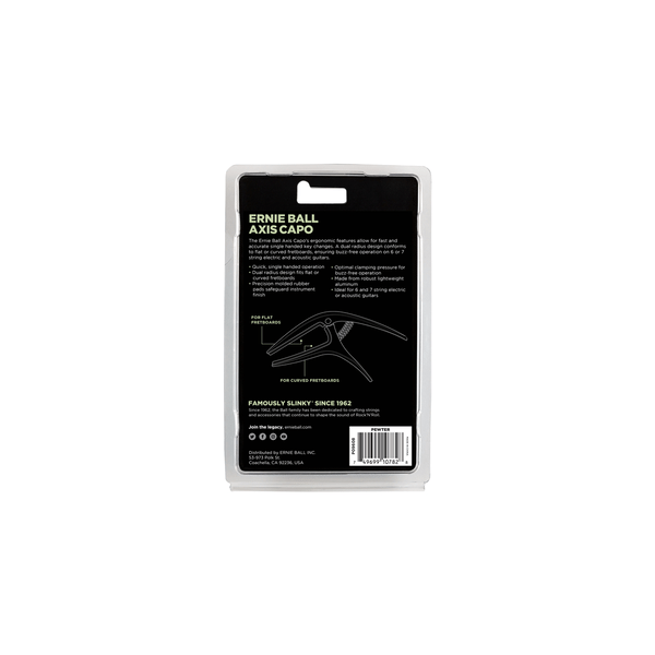 Ernie Ball 9608 Axis Capo Pewter 2021
