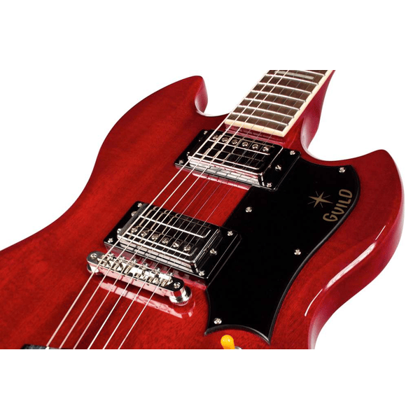 GUILD ITALIA S-100 POLARA CHERRY RED