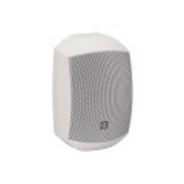 HELVIA Coppia di Diffusori 4" Passivi 2-Vie a Parete da Esterno, Bianco. Modello LIDO-420 WPW