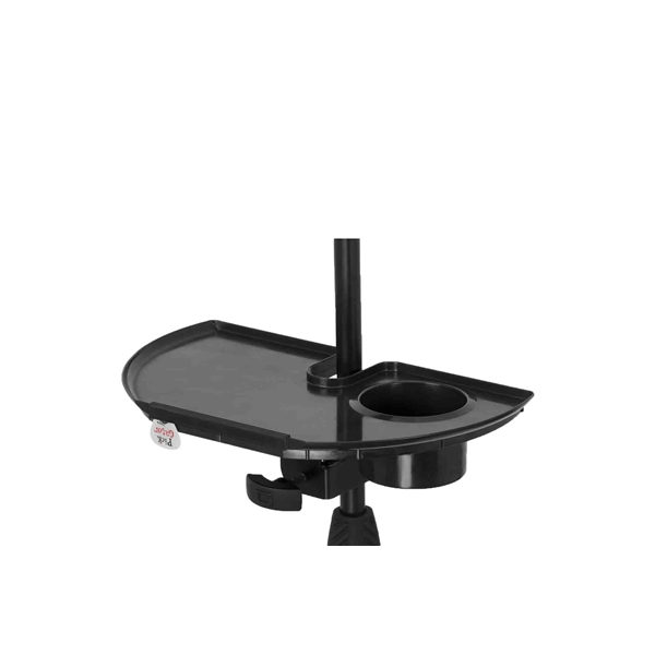 Gator Frameworks GFW-MICACCTRAY Vassoio per accessori con portabicchiere per asta microfonica&lt;br&gt;