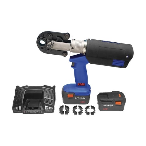 PRESSATRICE PROFESSIONALE A BATTERIA