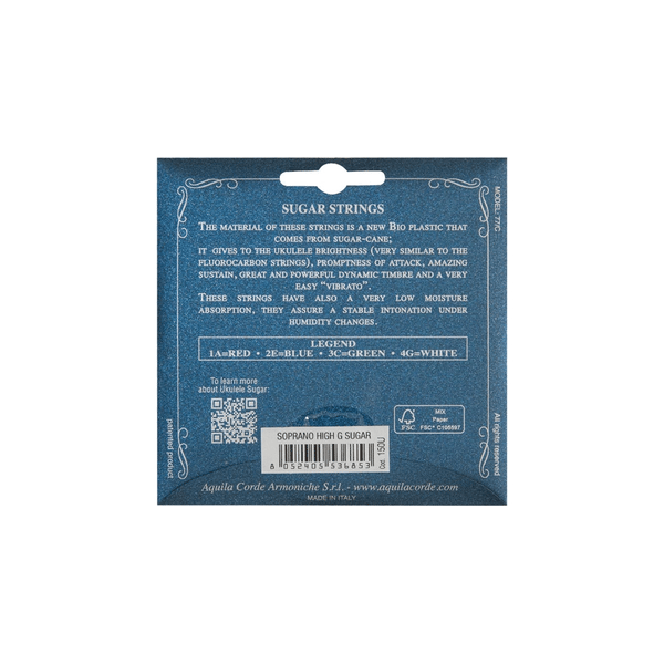 Aquila 150U Sugar Ukulele set GCEA