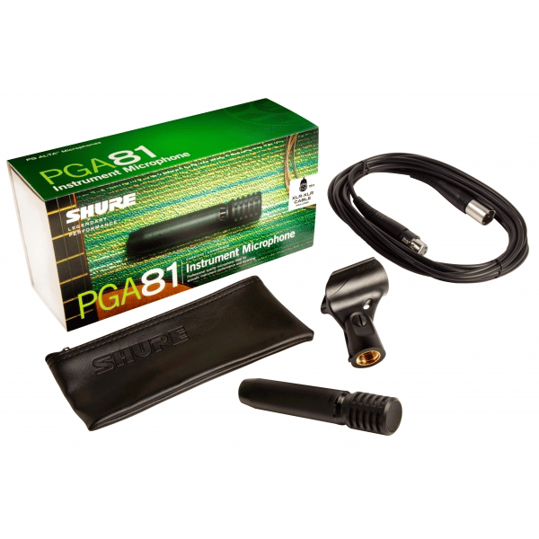 SHURE CENTRE SHURE PGA81XLR MICROFONO CONDENSATORE CARDIOIDE STRUMENTI ACUSTICI CORI PIATTI