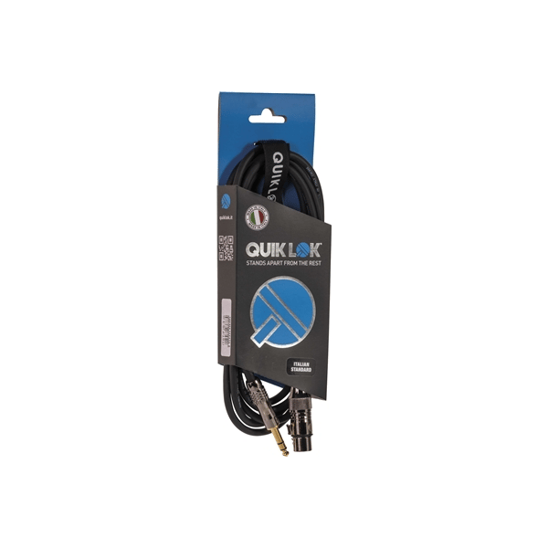 Quik Lok ITST/FJS-5 XLR Femmina/Jack Stereo