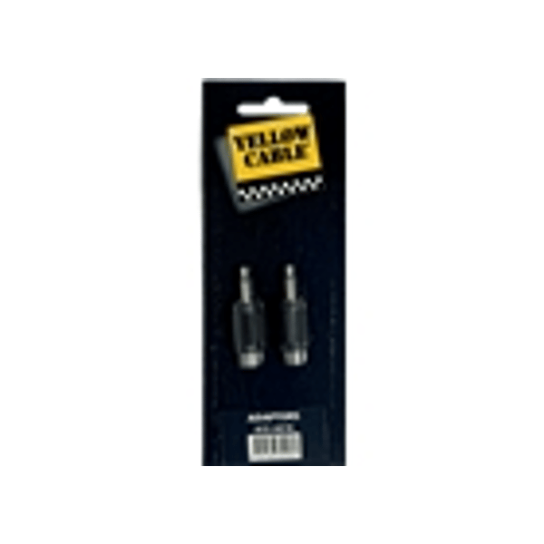 Yellow Cable AD16 Adattatore RCA Femmina/Mini Jack Mono Maschio 2 Pcs