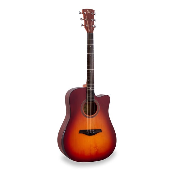 SOUNDSATION Chitarra acustica dreadnought cutaway amplificata con armrest