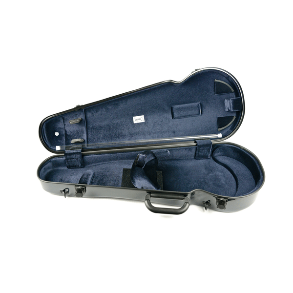 BAM ITALIA 2200XLC CUSTODIA HIGHTECH CONTOURED PER VIOLA - BLACK CARBON