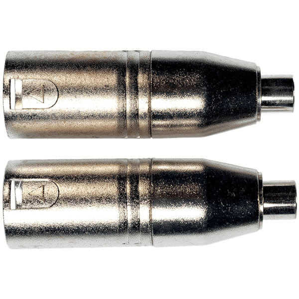 Yellow Cable AD21 Adattatore RCA Femmina/XLR Maschio 2 Pcs