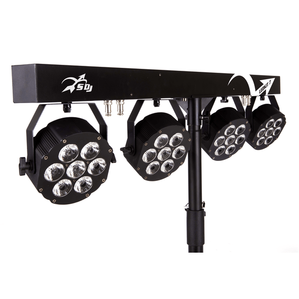 SDJ Led kit 4 proiettori 7x10W led RGBW/FC