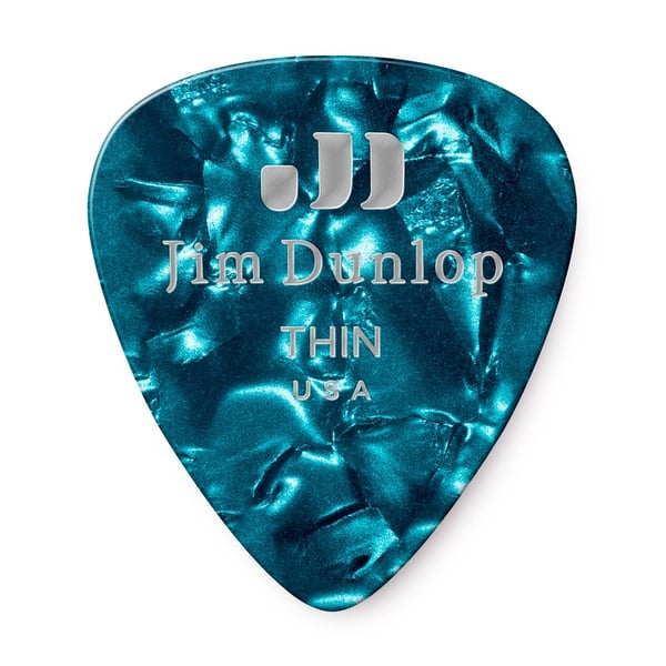 Dunlop 483P#11 Turquoise Perloid - Thin