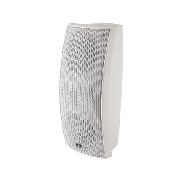 DAS CASSA PASSIVA A 2 VIE 100W, 2X4", 100VSCOCCA IN ABS COLORE BIANCO