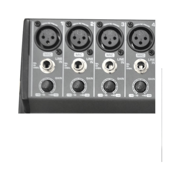 BEHRINGER XENYX 1202 MIXER PASSIVO 12 INGRESSI 4 MIC PRE CON PHANTOM POWER +48V