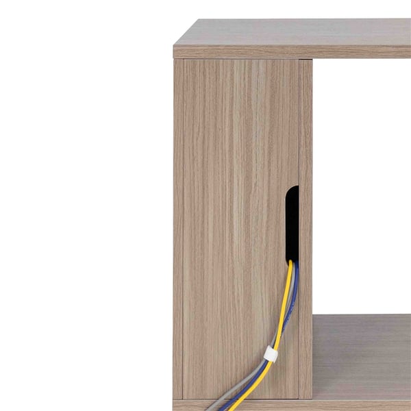 Gator Frameworks GFW-ELITESIDECAR-GRY Mobile rack sidecar cabinet in legno con finitura grigia<br>