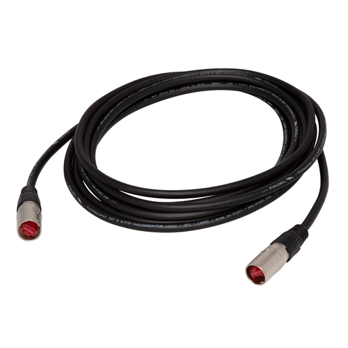 PROEL STAGE Cavo professionale PROEL LAN5S  Cat. 5e S-FTP - PUR, assemblato con connettori schermati RJ45 HIROSE serie TM21DP di alta qualità e gusci NEUTRIK NE8MC1. Lughezza 5,0 m. Altre lunghezze disponibili: visualizzare le specifiche tecniche