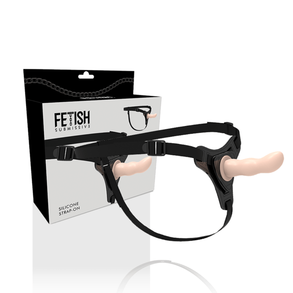 FETISH SUBMISSIVE HARNESS™ - PUNTO G IN SILICONE FLESH 12,5 CM