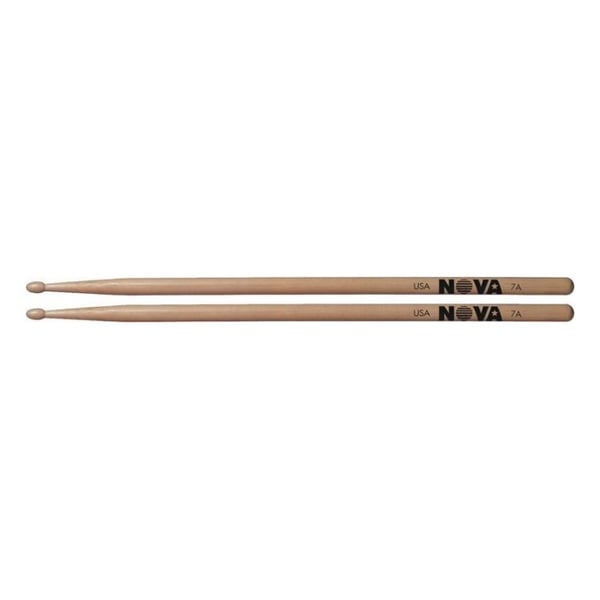 VIC FIRTH Bacchette Serie NOVA, Punta in Legno. Modello N7A