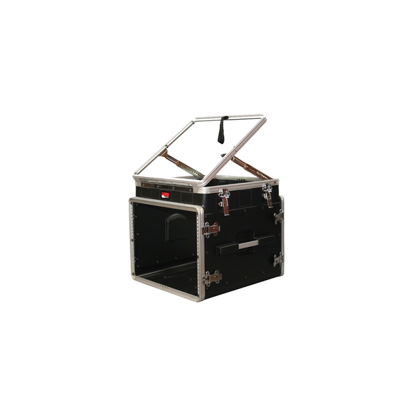Gator Cases GRC-10X8 PU Rack audio 10U Pop Up, 8U laterale