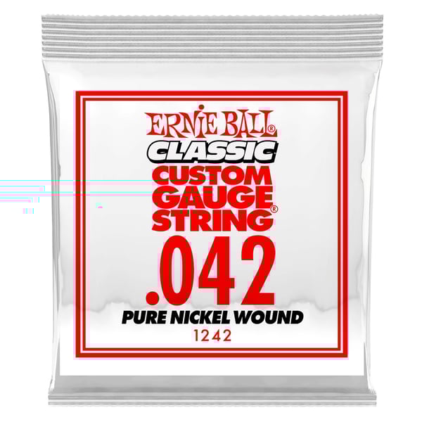 Ernie Ball 1242 Pure Nickel Wound .042