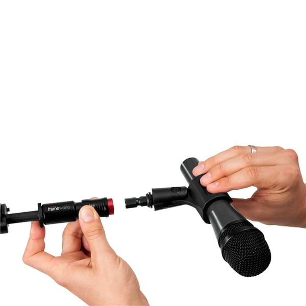 Gator Frameworks GFW-MIC-QRTOP - Adattatore con sgancio rapido per microfono