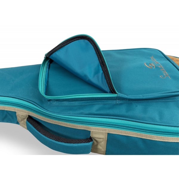 SOUNDSATION Borsa chitarra classica con inserti in pelle suede