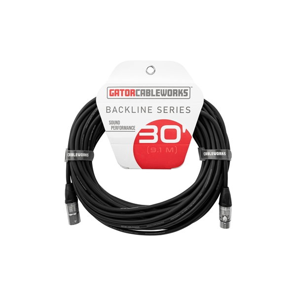 Gator Cableworks GCWB-XLR-30 Cavo XLR 9 m Serie Backline