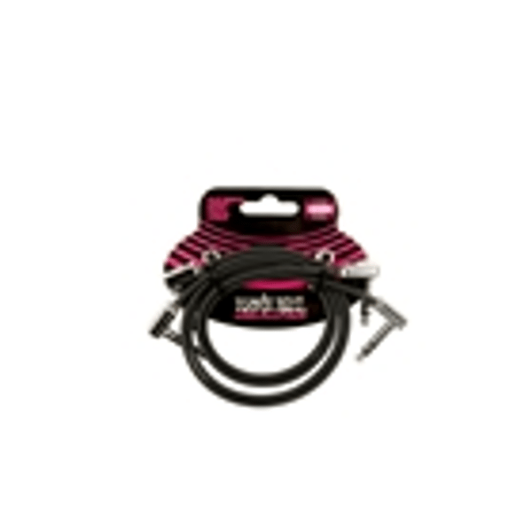 Ernie Ball 6406 Flat Ribbon Stereo Patch Cable 60,96cm 2-Pk
