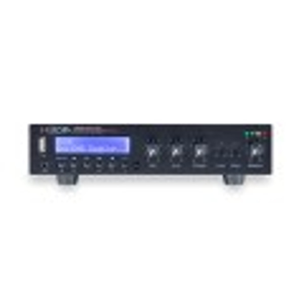 HELVIA Mixer-Amplificatore Compatto in Classe-D da 120W a 1 Zona con Lettore DAB+, FM, USB, BT. Modello HPMA-120 PLAY