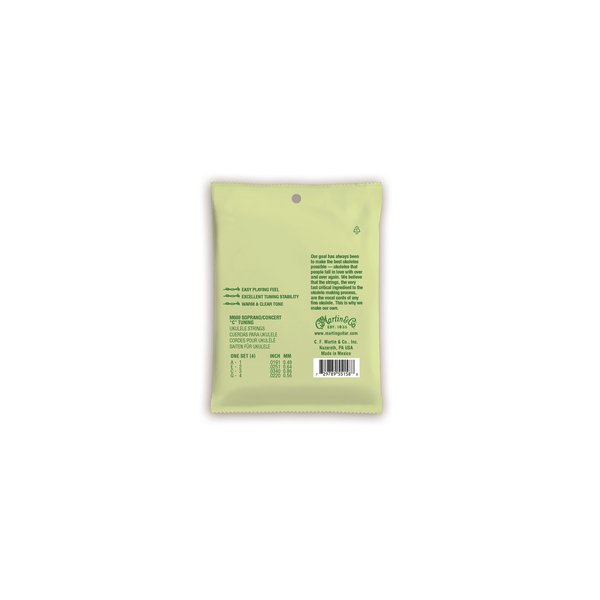 Martin & Co. M600 Ukulele Strings Soprano/Concerto Fluorocarbon 19.1-22