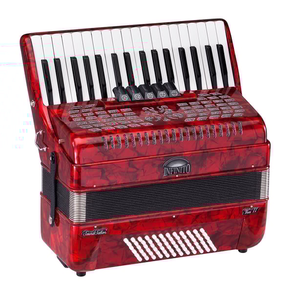SOUNDSATION Fisarmonica 72 bassi rossa