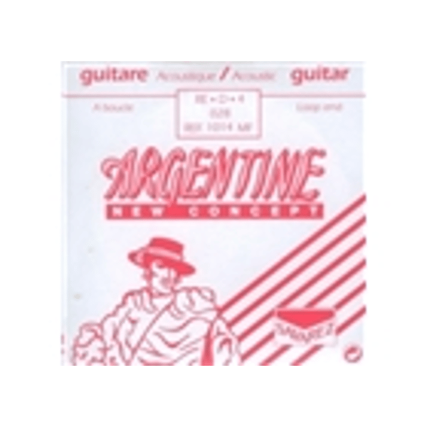 Argentine 1014MF Corda singola RE-4 Avvolta in Acciaio Loop End Chitarra Gypsy