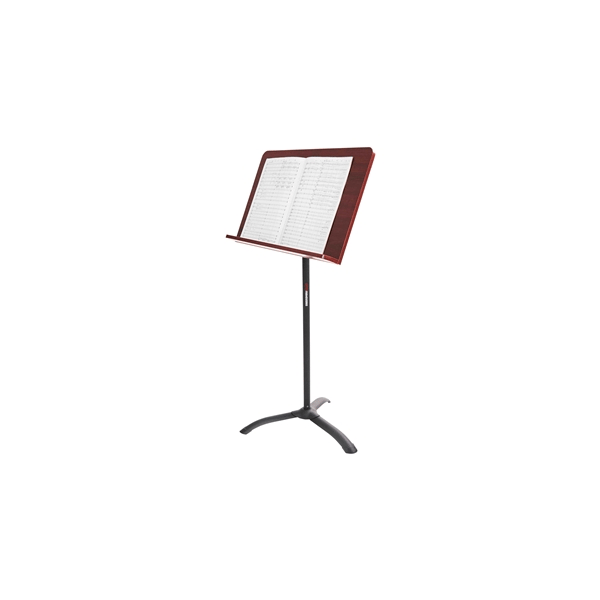 Gator Frameworks GFW-MUS-5000 - Leggio musicale in legno per direttore con base pieghevole