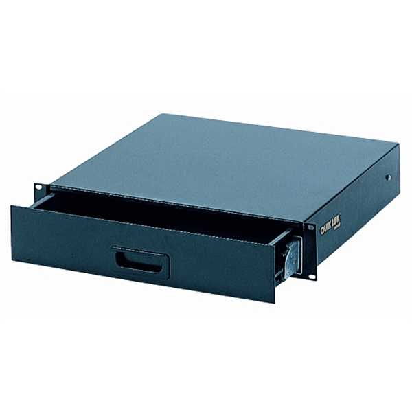 Quik Lok RS/670 Cassetto rack 2 unità con sistema di sbloccaggio/bloccaggio