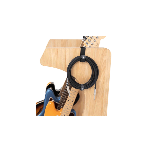 Gator Frameworks GFW-ELITEGTR3RK-MPL Rack per chitarre 3-4 posti in finitura acero naturale opaco<br>