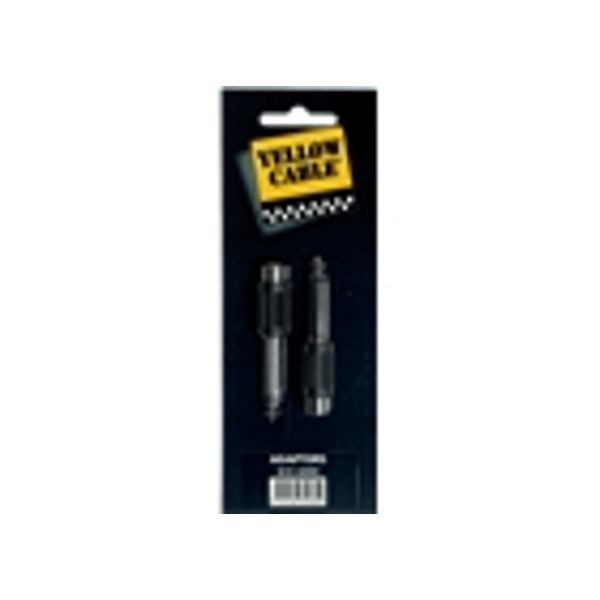 Yellow Cable AD03 Adattatore Jack Mono Maschio/RCA Femmina 2 Pcs