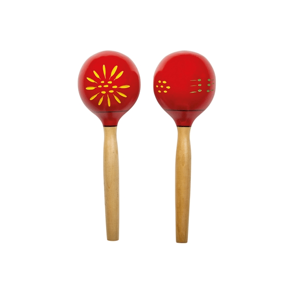 Eko Drums MAR 27 Maracas grandi in legno Rosso