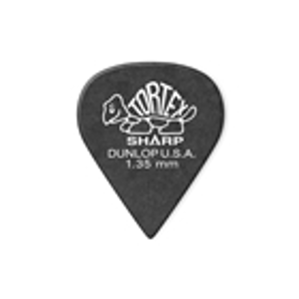 Dunlop 412P1.35 Tortex Sharp Black