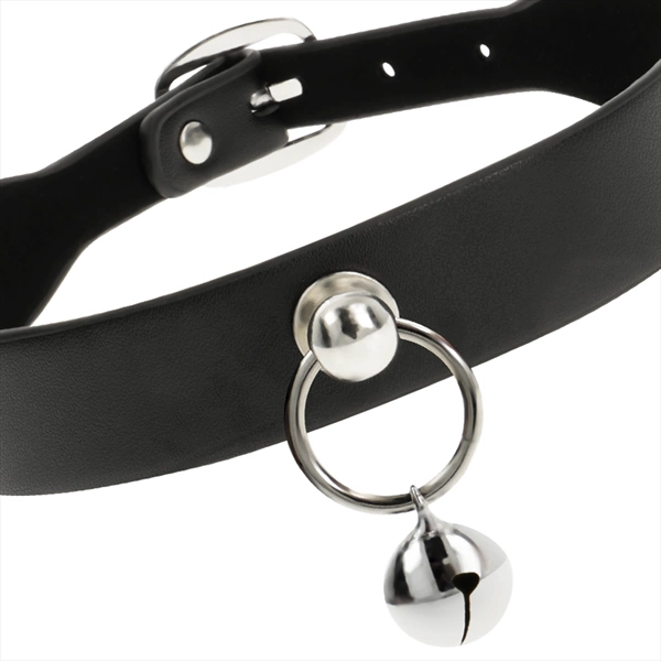 COQUETTE CHIC DESIRE - COLLAR CUERO VEGANO ACCESORIO WOMAN CASCABEL/ARO