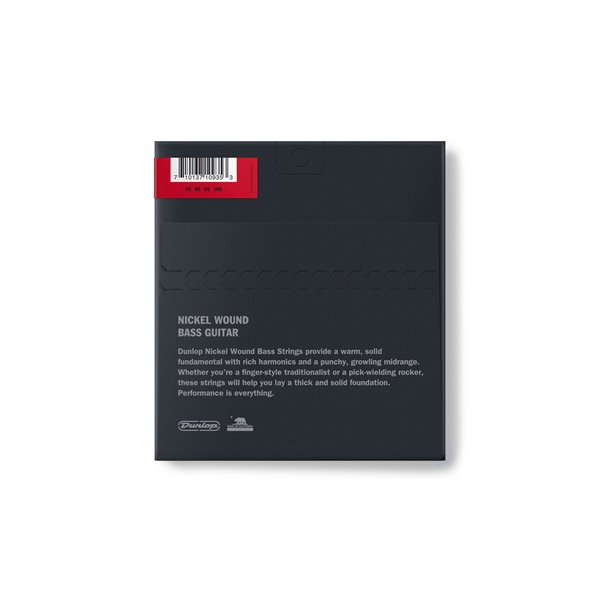 Dunlop DBN45105S Nickel Wound Scala Corta 45-105 4/Set
