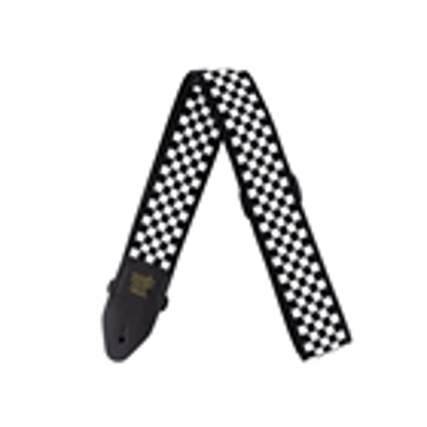 Ernie Ball 4149 Tracolla Black and White Checkered Jacquard