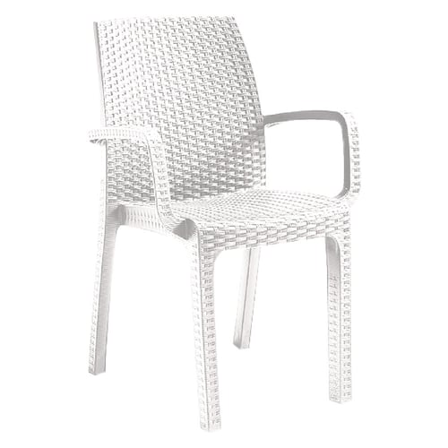 SEDIA IN POLIPROPILENE 'VERONA ARMCHAIR' bianco
